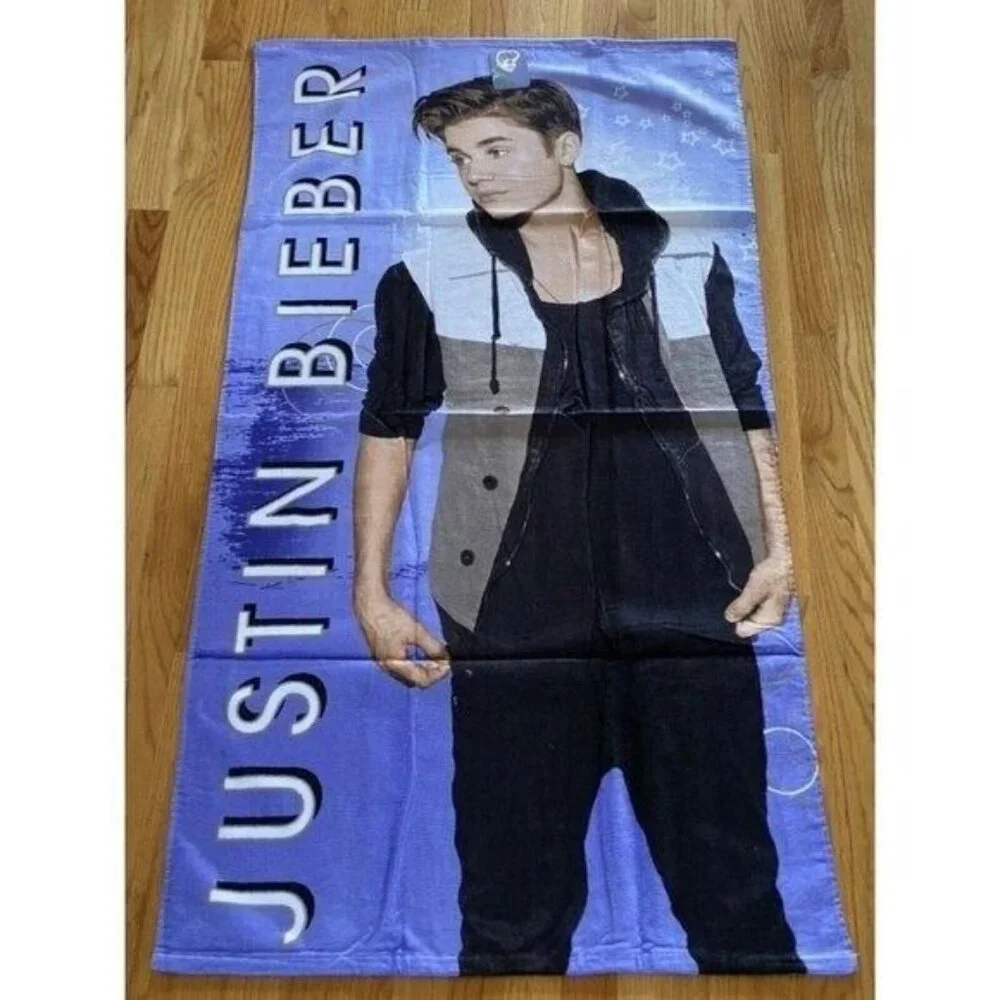 Justin Bieber 2013 Beach Towel Brand New with Tags